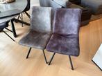 Velour eetkamerstoelen 6x, Ophalen, Gebruikt, Modern, industrieel, Vijf, Zes of meer stoelen