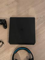 PS4 Slim 1T, Met games, Verzenden, Zo goed als nieuw, 1 TB