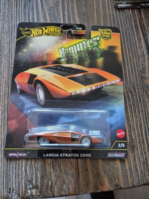 Hot Wheels Premium Lancia Stratos Zero hamer Car Culture, Hobby en Vrije tijd, Modelauto's | Overige schalen, Nieuw, Auto, Ophalen of Verzenden