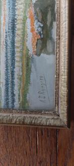 Aguqrel A.J. Rynders ., Antiek en Kunst, Kunst | Schilderijen | Klassiek, Ophalen of Verzenden