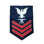 WWII US Navy Fire Controlman Rank Patch, Verzamelen, Militaria | Tweede Wereldoorlog, Embleem of Badge, Amerika, Ophalen of Verzenden