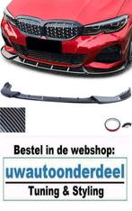 Spoiler Cup Splitter Carbon Look Voor Bmw 3 Serie G20 G21, Auto diversen, Tuning en Styling, Verzenden