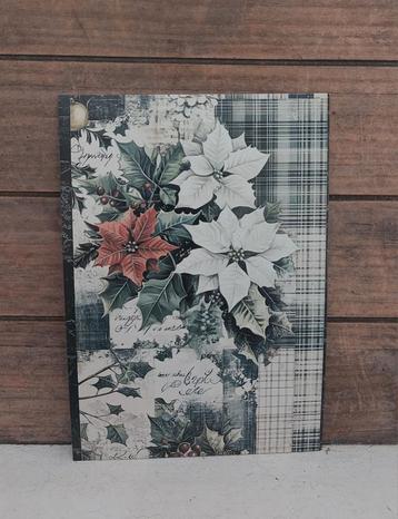 Vintage look kerst-kaart met kerststerren  beschikbaar voor biedingen