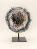 Amethist geode op standaard, Ophalen of Verzenden, Mineraal