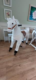 Animal riding Snowy, rijdend paard zadelhoogte 78 cm XL, Kinderen en Baby's, Speelgoed | Hobbelfiguren, Ophalen, Zo goed als nieuw