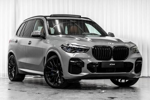 BMW X5 Xdrive45e 394pk Aut 2021 Lime rock grey individual, Auto's, BMW, Bedrijf, X5, 360° camera, 4x4, ABS, Achteruitrijcamera