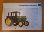 Folder John Deere 1640, 2040 en 2040S L.P.U. Trekkers, Ophalen of Verzenden, Gelezen, Tractor en Landbouw