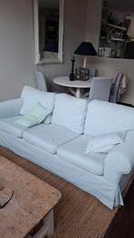 3x Ektorp bank - lichtblauwe hoes, Ophalen