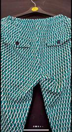 Frisse travel broek *PESCARA, mt L, zeegroen/marine/wit, Ophalen, Maat 42/44 (L), Pescara, Zo goed als nieuw