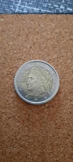 2002 Italië Dante munt, 2 euro, Italië, Ophalen of Verzenden