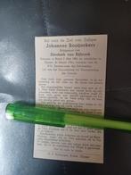 Bidprentje Bakel Zijtaart Johannes Rooijackers 1884 1954, Ophalen, Bidprentje