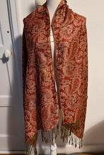 Feestelijke omslagdoek, pashmima, brique, Ophalen of Verzenden, Nieuw, Maat 46/48 (XL) of groter, Sjaal