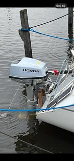 Honda 5pk buitenboordmotor BF5a langstaart, Watersport en Boten, Buiten- en Binnenboordmotoren, Ophalen, Zo goed als nieuw, Benzine
