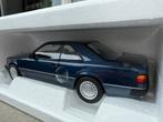 1:18 Mercedes 300 CE-24 Coupe blauw 1990 Norev 183882 JJTOP, Hobby en Vrije tijd, Modelauto's | 1:18, Auto, Norev, 70-72 Av. de Bohlen, Vaulx-en-Velin, 69120, France