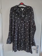Zwarte blouse met stippen - H&M - Maat L, H&M, Zwart, Maat 42/44 (L), Ophalen of Verzenden
