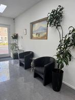 Stoelen, Ophalen, Zwart, Zo goed als nieuw, Stof