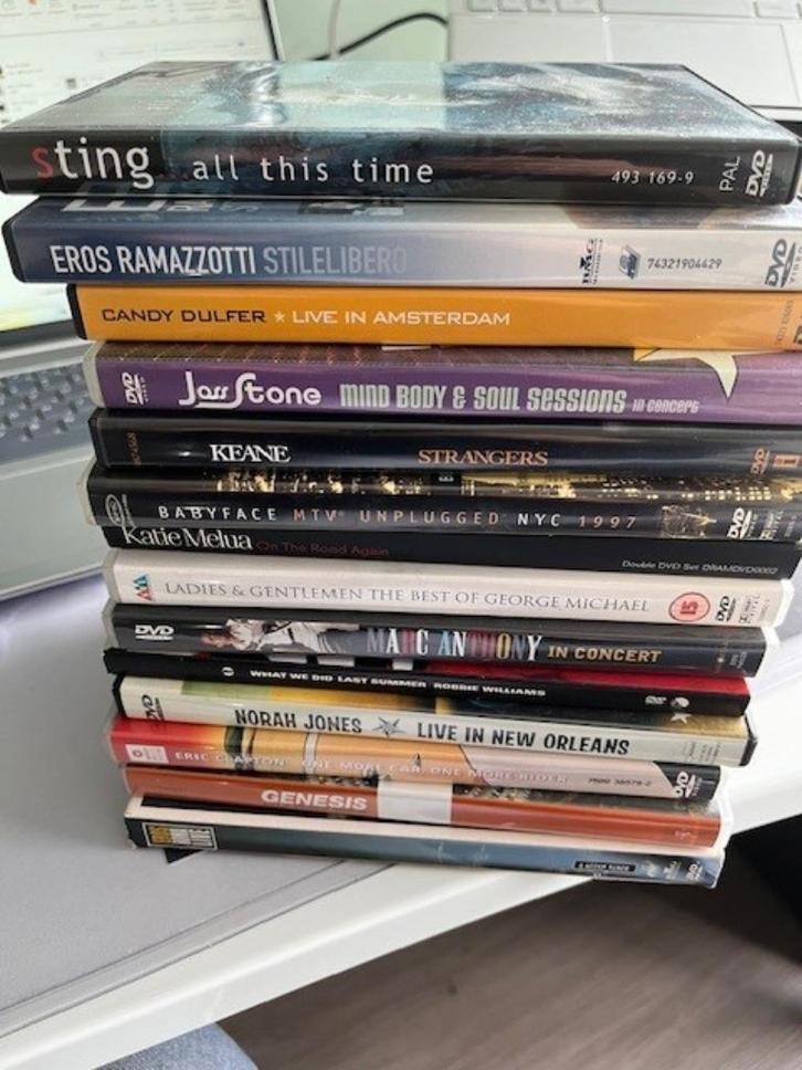 13 muziek DVD's, Cd's en Dvd's, Dvd's | Muziek en Concerten, Gebruikt, Muziek en Concerten, Alle leeftijden, Ophalen of Verzenden