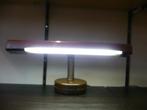 Vintage Bureaulamp Bruin, Huis en Inrichting, Lampen | Tafellampen, Kunststof, Gebruikt, Vintage, Ophalen of Verzenden