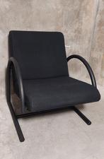 Vintage fauteuil Mazairac & Boonzaaijer Cirkel zwart, Huis en Inrichting, Gebruikt, Metaal, 75 tot 100 cm, Ophalen