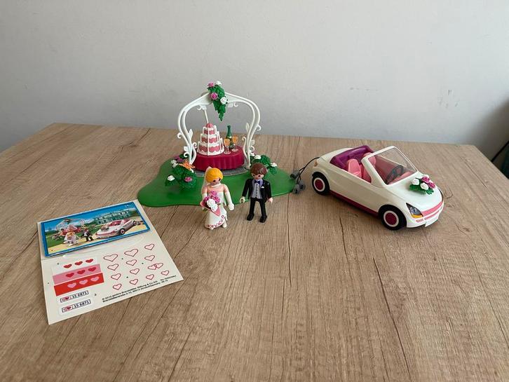 Playmobil Bruidspaar met Auto 6871 - Complete Set, Kinderen en Baby's, Speelgoed | Playmobil, Zo goed als nieuw, Complete set