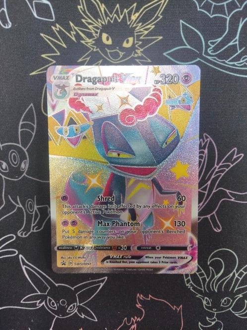 Pokemon Shiny Dragapult Vmax Promo Shining Fates, Hobby en Vrije tijd, Verzamelkaartspellen | Pokémon, Nieuw, Losse kaart, Foil