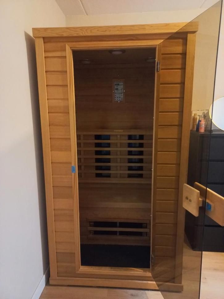 Infrarood sauna te koop, Sport en Fitness, Sauna, Gebruikt, Complete sauna, Infrarood, Ophalen