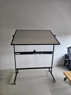 Whiteboard verrijdbaar - Dubbelzijdig en magnetisch - 90x120, Diversen, Schoolborden, Ophalen, Zo goed als nieuw, Whiteboard