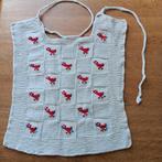 Slabbetje uit de oude doos, gebreid, vintage, Antiek en Kunst, Ophalen of Verzenden, Kinderen, Onbekend