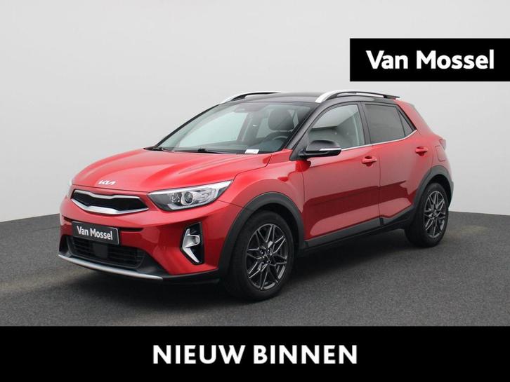 Kia Stonic 1.0 T-GDi MHEV Black Edition | Navigatie | Apple, Auto's, Kia, Bedrijf, Te koop, Stonic, ABS, Achteruitrijcamera, Adaptive Cruise Control
