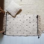 Authentiek Beni Ouarain vloerkleed – 117 x 68 cm tapijt, 100 tot 150 cm, Nieuw, Crème, Rechthoekig