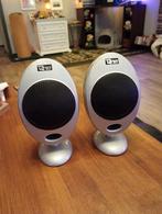 Davis Club Speakers - metalen zware eitjes, Overige merken, Gebruikt, Ophalen of Verzenden, Minder dan 60 watt