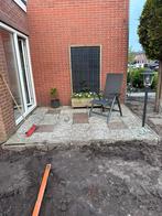 Grindtegels 40 x 40 - gratis af te halen, Tuin en Terras, Tegels en Klinkers, Ophalen, Gebruikt, 10 m² of meer, Beton