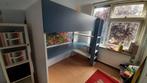 Trasman blauw-witte hoogslaper Gratis ophalen, Huis en Inrichting, Ophalen, Gebruikt, Eenpersoons, 90 cm
