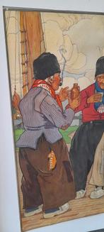 H. Cassiers oude litho. Volendam / Edam, Antiek en Kunst, Kunst | Litho's en Zeefdrukken, Ophalen of Verzenden