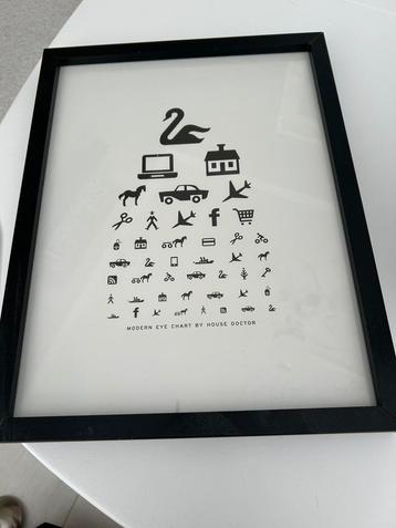 House doctor wanddecoratie oog/leestest vast € beschikbaar voor biedingen