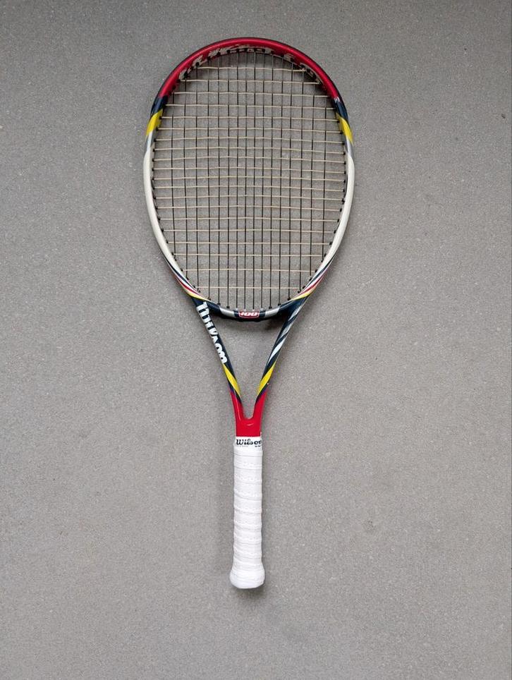 Wilson Steam 100 BLX ZELDZAAM, Sport en Fitness, Tennis, Zo goed als nieuw, Racket, Wilson, L2, Ophalen of Verzenden