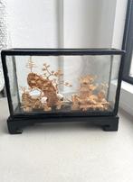 Vintage Chinese handgesneden kurk pastoraal diorama, Antiek en Kunst, Verzenden