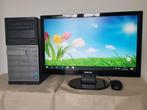 Snelle Dell Pc Win10/11 LCD 22 Inch 2 x SSD/HDD Koopje, Computers en Software, Desktop Pc's, Gebruikt, Met monitor, 8 GB, Ophalen of Verzenden