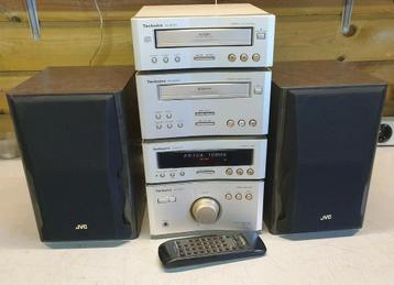 Technics set hd-310 + jvc 3weg speakers + bluetooth beschikbaar voor biedingen