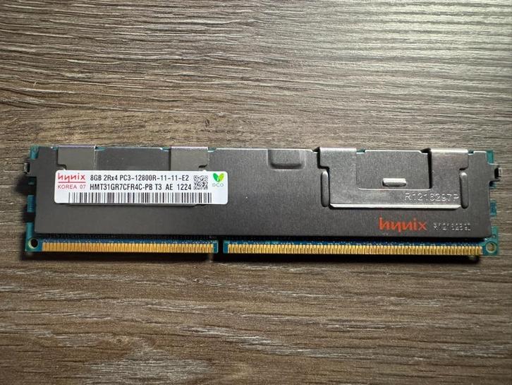 8GB DDR3 ECC 1600MHz (Hynix PC3-12800R) - Meerdere, Computers en Software, RAM geheugen, Refurbished, Server, 8 GB, DDR3, Ophalen of Verzenden