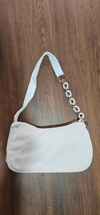 Nieuwe Witte Schoudertas – 24x13 cm – Nooit Gebruikt, Sieraden, Tassen en Uiterlijk, Tassen | Damestassen, Nieuw, Schoudertasje