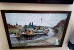 Zeer oude tegel tableau, Antiek en Kunst, Ophalen