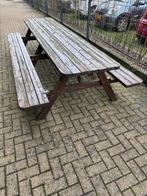 Picknicktafel 3,5mtr, Ophalen, Gebruikt, Inklapbaar, Rechthoekig
