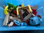 Playtive Houten Treinbaan + Accessoires, Ophalen of Verzenden, Gebruikt, Jongen of Meisje
