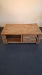 Salontafel, Huis en Inrichting, Tafels | Salontafels, Ophalen, Gebruikt, 100 tot 150 cm, Eikenhout