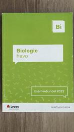 Examenbundel Biologie, Havo, Lyceo (2022), Boeken, Gelezen, HAVO, Biologie, Ophalen of Verzenden