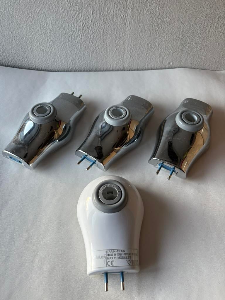 4 arteluce design lampjes “Train-Train”, Led-lamp, Gebruikt, Minder dan 30 watt, E27 (groot)