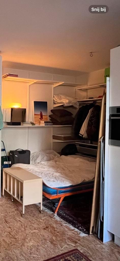 Opklapbed 140x200, Huis en Inrichting, Slaapkamer | Bedden, Twijfelaar, 140 cm, 200 cm, Metaal, Overige kleuren, Ophalen