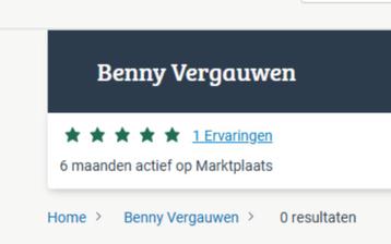Pas op voor bedrieger Benny Vergauwen oplichting beschikbaar voor biedingen