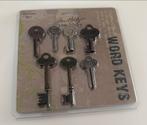 Tim Holtz Word Keys - Nieuw in verpakking!, Ophalen of Verzenden, Nieuw, Materiaal